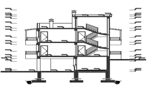 Free Download Residential Building Floor Plans With Dimension AutoCAD ...