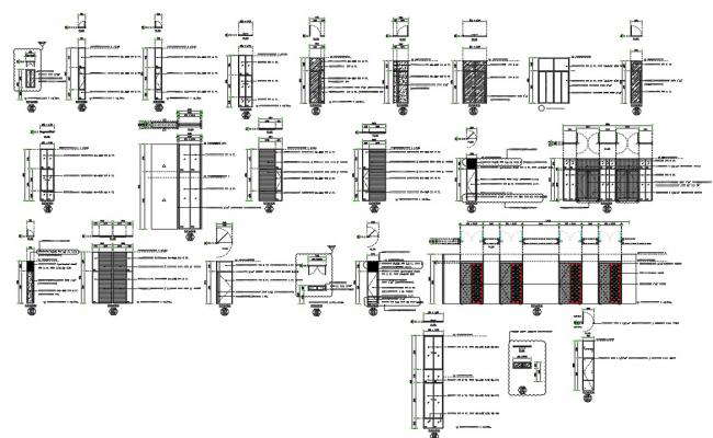 Panelled Door AutoCAD File - Cadbull