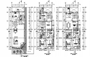 44' X 52' House Furniture Design AutoCAD File - Cadbull