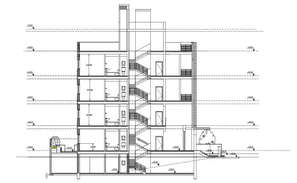 Residential house plan, elevation and section detail CAD structural ...