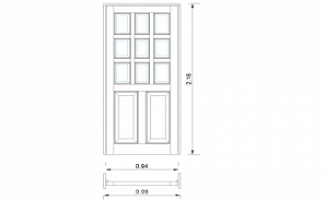 Door and window schedule plan detail dwg file - Cadbull