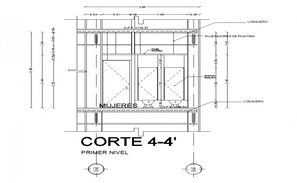 Male and Female Public Toilet Design Layout Plan CAD Drawing - Cadbull