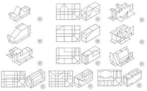 Swing plan elevation and side view dwg file - Cadbull