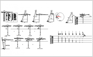 Erection View Method Of Tower Crane Cadbull Erection View Method Of Tower Crane Cadbull