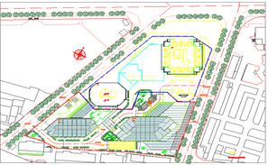 Country map detail 2d view CAD blocks layout autocad file - Cadbull