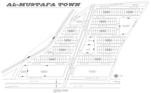 Urban landscape plan drawing in dwg file. - Cadbull