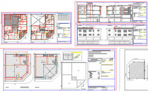 Car parking layout of shopping center dwg file - Cadbull