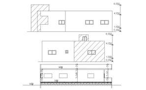 Modern residence bungalows - Cadbull