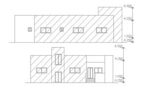 50' X 61' Feet Architecture House Plan Design - Cadbull