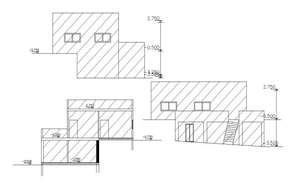 Residential bungalow in autocad - Cadbull