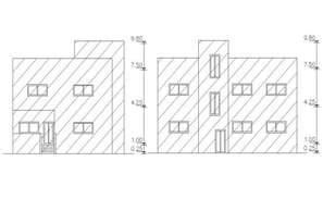 Working Drawing Of Huge Bungalow Design With Footing Cad File - Cadbull