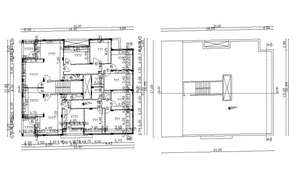 Centre line Apartment Plan With Electrical Layout Drawing DWG File ...