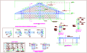 Beam section and plan detail dwg file - Cadbull