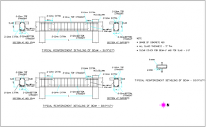 Typical Reinforcement detail of a beam. Download AutoCAD DWG file ...