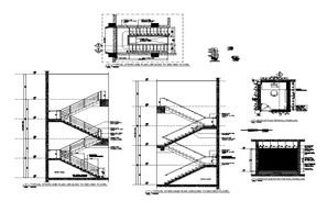 Download Free Stairs Drawing In DWG File - Cadbull