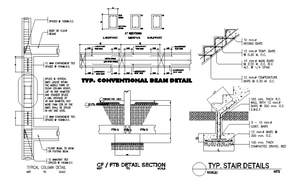 Construction joinery detail of fencing dwg file. - Cadbull