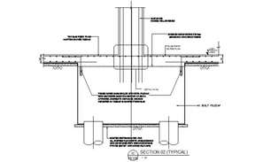 The back side section view of the 3150mm height of the wardrobe is ...