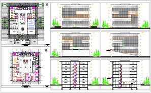 Library Plan DWG File - Cadbull