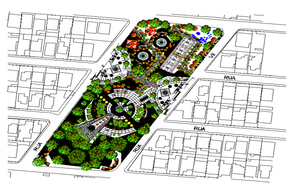 Urban tipple tower play equipment of garden details dwg file - Cadbull