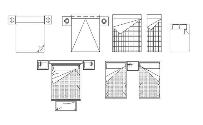 Office Furniture Two Attached Table With DWG File - Cadbull