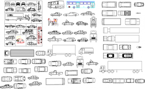 Autocad blocks of cars - Cadbull