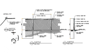 Wall section detail dwg file - Cadbull