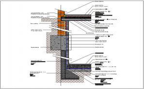 Cross section of bleachers details dwg file - Cadbull