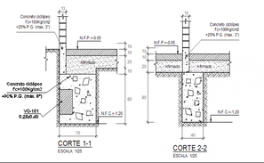 Detail anchor metal column to foundation shoe plan dwg file - Cadbull