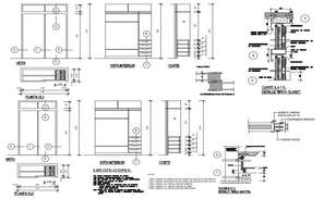 3D view glass wardrobe - Cadbull