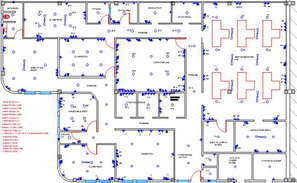 Warehouse structural plan drawing in dwg AutoCAD file. - Cadbull