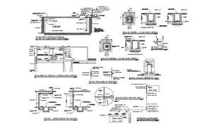 Wooden beam structure ceiling construction details of house dwg file ...