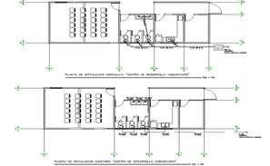 Pipe system detail 2d view CAD block layout file in autocad format ...