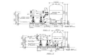 Transit mixture plan design dwg file - Cadbull