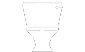 Toilet sheet and sink elevation block cad drawing details dwg file ...