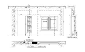 Glassdoor blocks 2d view elevation and section dwg file - Cadbull