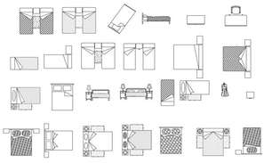 Various wooden dining table top view elevation blocks cad drawing ...