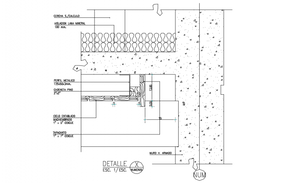 Eaves and roof constructive structure cad drawing details dwg file ...