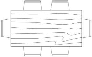 study table elevation