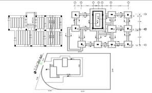 Bungalow floor plan detail drawing stated in this AutoCAD file ...