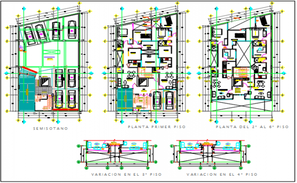 Architecture Commercial Floor Plan CAD Drawing DWG File - Cadbull