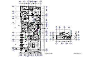 Residential House Plan Lay-out detail - Cadbull