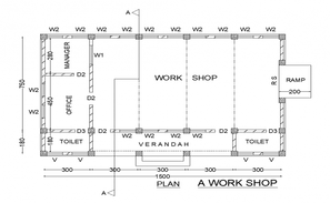 Living place planning detail dwg file - Cadbull