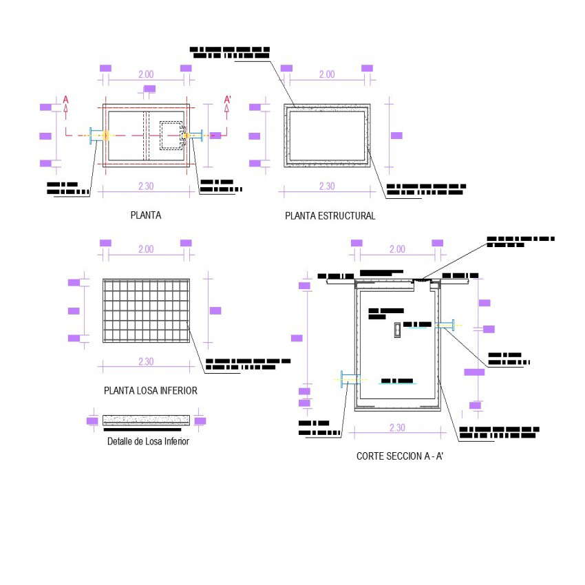 Water Stop Junction Pipe Arrangement Section Design PDF File - Cadbull