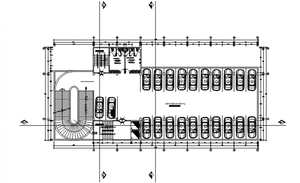 This AutoCAD drawing file described the corridor detail plan of the ...