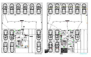 Electrical layout in dwg file - Cadbull