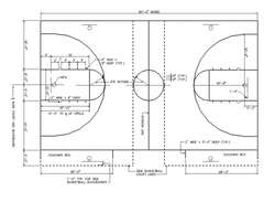 Basketball Stadium Plan AutoCAD File - Cadbull