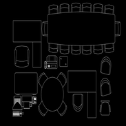 Office Desk CAD Block - Cadbull