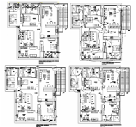 Electrical home plan layout file - Cadbull