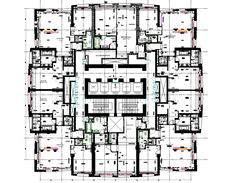 Mall cultural plan layout file - Cadbull