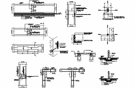 Shallow foundation detail 2d view CAD construction block dwg file - Cadbull